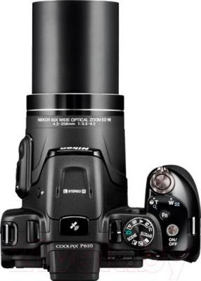 Компактный фотоаппарат Nikon Coolpix P610 (черный)