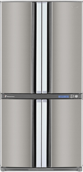 Холодильник с морозильником Sharp SJ-F95PSSL - общий вид