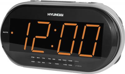 Радиочасы Hyundai H-1543  (Silver) - общий вид
