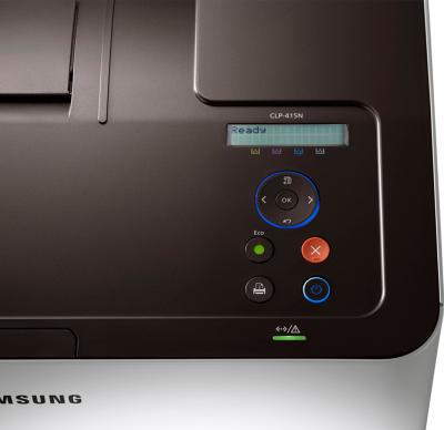 Принтер Samsung CLP-415N - панель управления