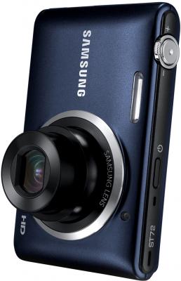 Компактный фотоаппарат Samsung ST72 Black (EC-ST72ZZBPBRU) - общий вид