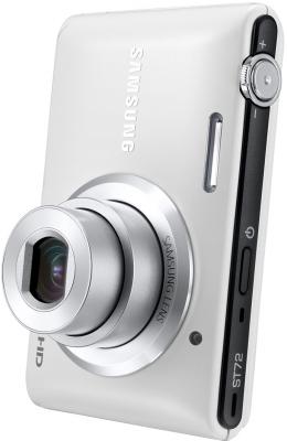 Компактный фотоаппарат Samsung ST72 White (EC-ST72ZZBPWRU) - общий вид