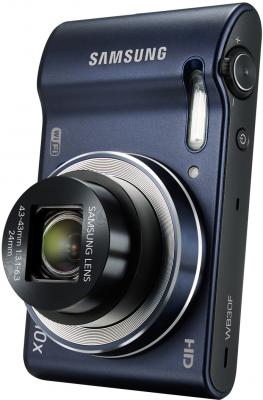 Компактный фотоаппарат Samsung WB30F Black (EC-WB30FZBPBRU) - общий вид