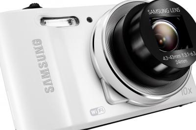 Компактный фотоаппарат Samsung WB30F White (EC-WB30FZBPWRU) - общий вид
