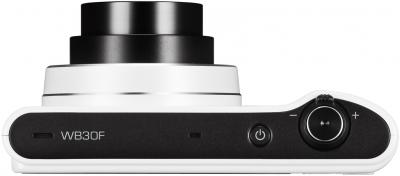 Компактный фотоаппарат Samsung WB30F White (EC-WB30FZBPWRU) - вид сверху