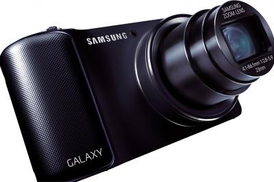 Компактный фотоаппарат Samsung Galaxy Camera EK-GC100 (черный) - общий вид