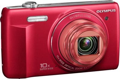 Компактный фотоаппарат Olympus VR-350 Red - общий вид