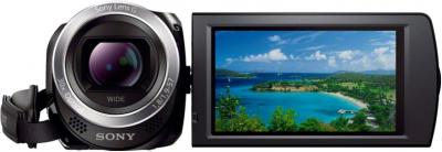 Видеокамера Sony HDR-CX320E Black - вид спереди
