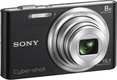 Компактный фотоаппарат Sony Cyber-shot DSC-W730 Black - общий вид