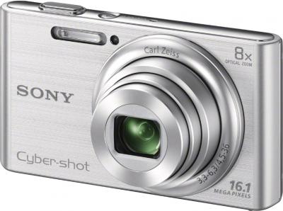 Компактный фотоаппарат Sony Cyber-shot DSC-W730 Silver - общий вид