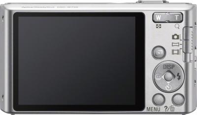 Компактный фотоаппарат Sony Cyber-shot DSC-W730 Silver - вид сзади