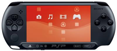 Игровая приставка PlayStation Portable Street (PSP-E1008) - фронтальный вид