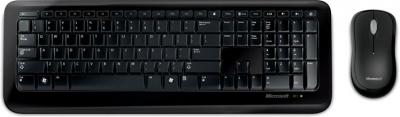 Клавиатура+мышь Microsoft Wireless Desktop 800 (2LF-00012) - фронтальный вид
