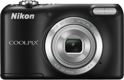 Компактный фотоаппарат Nikon Coolpix L27 Black - вид спереди