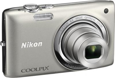 Компактный фотоаппарат Nikon Coolpix S2700 Silver - общий вид