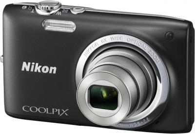 Компактный фотоаппарат Nikon Coolpix S2700 Black - общий вид