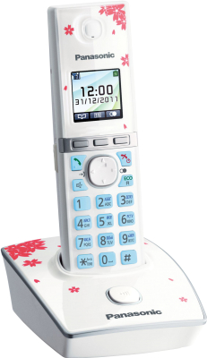 Беспроводной телефон Panasonic KX-TG8051  (Sakura, KX-TG8051RU1) - общий вид