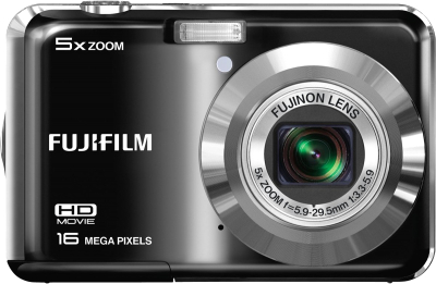 Компактный фотоаппарат Fujifilm FinePix AX500 (Black) - вид спереди