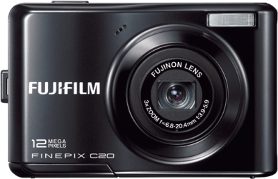 Компактный фотоаппарат Fujifilm FinePix C20 Black - вид спереди