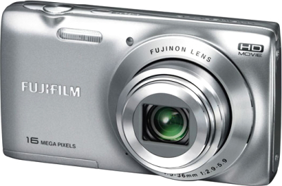 Компактный фотоаппарат Fujifilm FinePix JZ250 (Silver) - общий вид