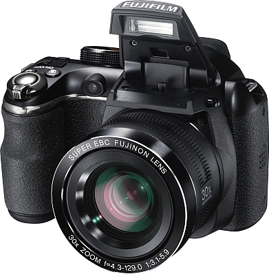Компактный фотоаппарат Fujifilm FinePix S4500 (Black) - общий вид