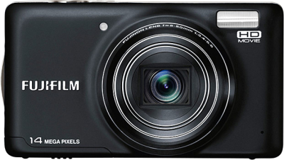 Компактный фотоаппарат Fujifilm FinePix T350 (Black) - вид спереди