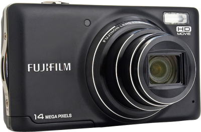Компактный фотоаппарат Fujifilm FinePix T350 (Black) - общий вид