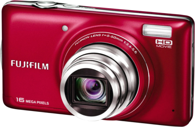 Компактный фотоаппарат Fujifilm FinePix T400 (Red) - общий вид