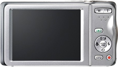 Компактный фотоаппарат Fujifilm FinePix T400 (Silver) - вид сзади
