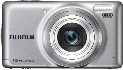 Компактный фотоаппарат Fujifilm FinePix T400 (Silver) - вид спереди