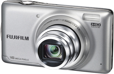 Компактный фотоаппарат Fujifilm FinePix T400 (Silver) - общий вид