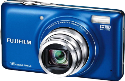 Компактный фотоаппарат Fujifilm FinePix T400 (Blue) - общий вид