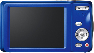 Компактный фотоаппарат Fujifilm FinePix T400 (Blue) - вид сзади