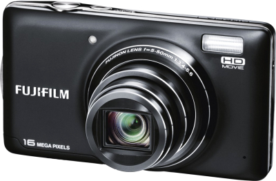Компактный фотоаппарат Fujifilm FinePix T400 (Black) - общий вид