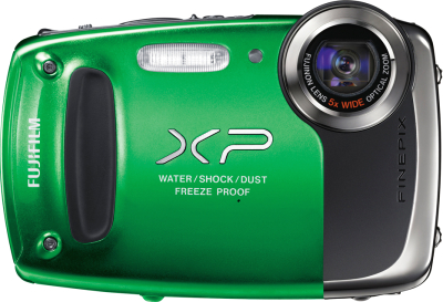 Компактный фотоаппарат Fujifilm FinePix XP50 (Green) - вид спереди