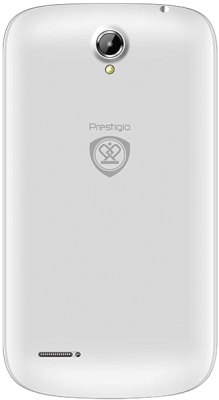 Смартфон Prestigio MultiPhone 5000 DUO White (PAP5000DUOWHITE) - задняя панель