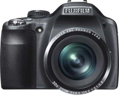 Компактный фотоаппарат Fujifilm FinePix SL240 (Black) - вид спереди