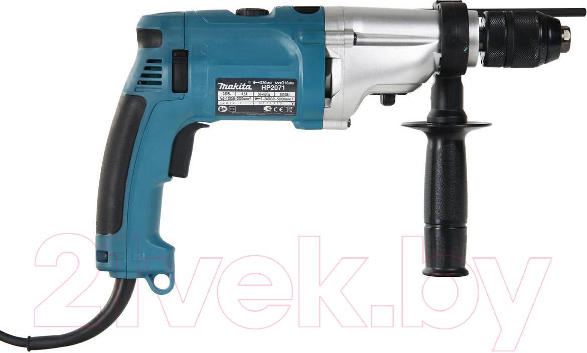 Профессиональная дрель Makita HP2071