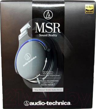 Наушники-гарнитура Audio-Technica ATH-MSR7 (черный)