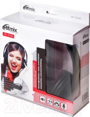 Наушники-гарнитура Ritmix RH-503M