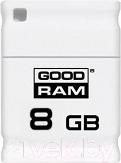 Usb flash накопитель Goodram Piccolo White 8GB (PD8GH2GRPIWR10)