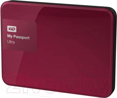 Внешний жесткий диск Western Digital My Passport Ultra 500GB Wild Berry (WDBBRL5000ABY)