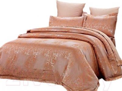 Комплект постельного белья Arya Pure Жаккард Terra (200x220) - общий вид комплекта