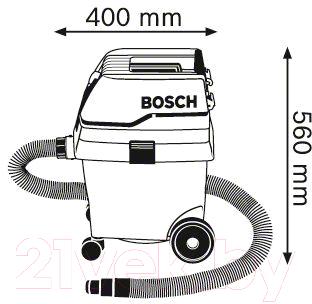Профессиональный пылесос Bosch GAS 25 L SFC (0.601.979.103) - схема