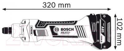 Профессиональная прямая шлифмашина Bosch GGS 18 V-LI Professional (0.601.9B5.304)