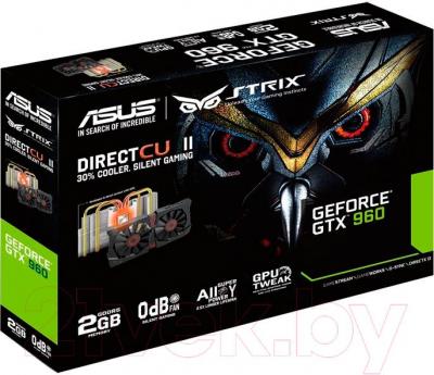 Видеокарта Asus GeForce GTX 960 2GB GDDR5 (STRIX-GTX960-DC2-4GD5)