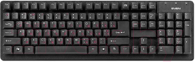 Клавиатура Sven Standard 301 USB + PS/2 (черный)