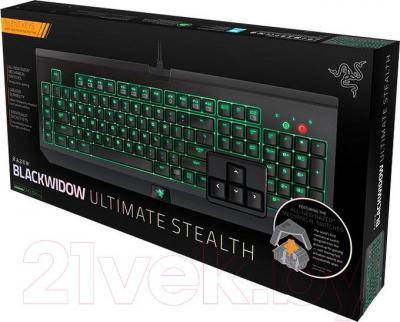 Клавиатура Razer BlackWidow Ultimate Stealth 2014 (RZ03-00386500-R3R1) - коробка