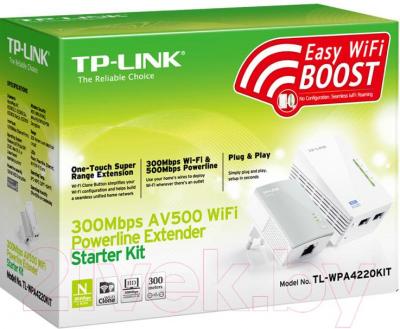 Комплект powerline-адаптеров TP-Link TL-WPA4220KIT