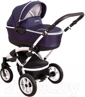 Детская универсальная коляска Coto baby Latina 3в1 (темно-синий)